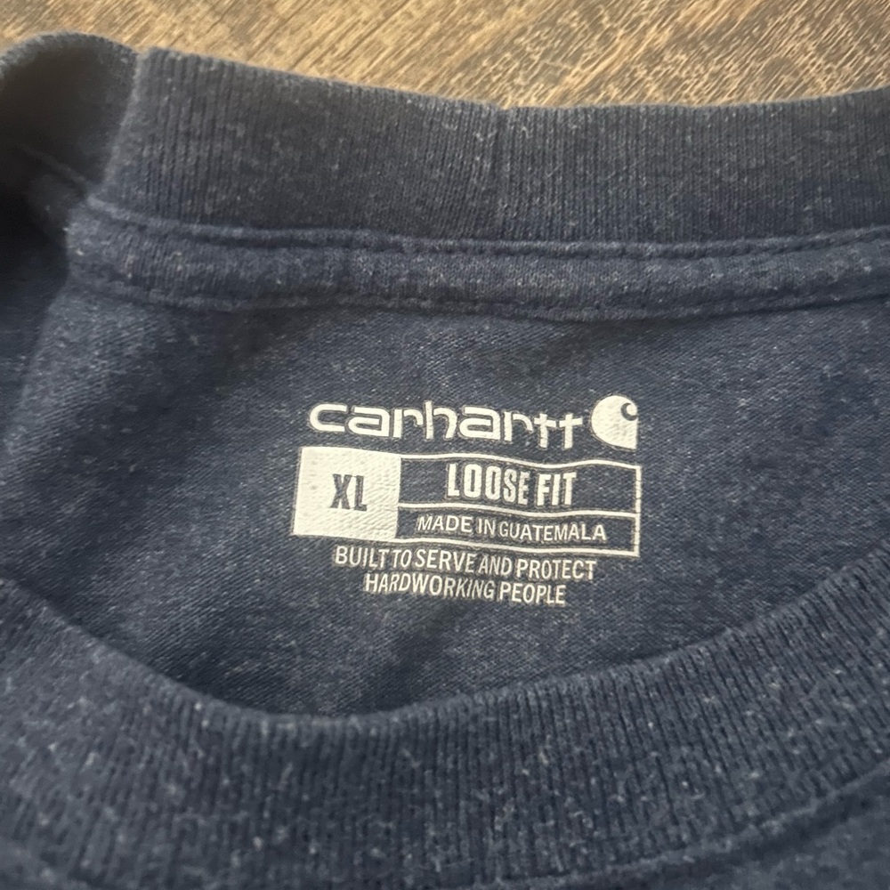 Carhartt Dark Blue Crew Neck Tee